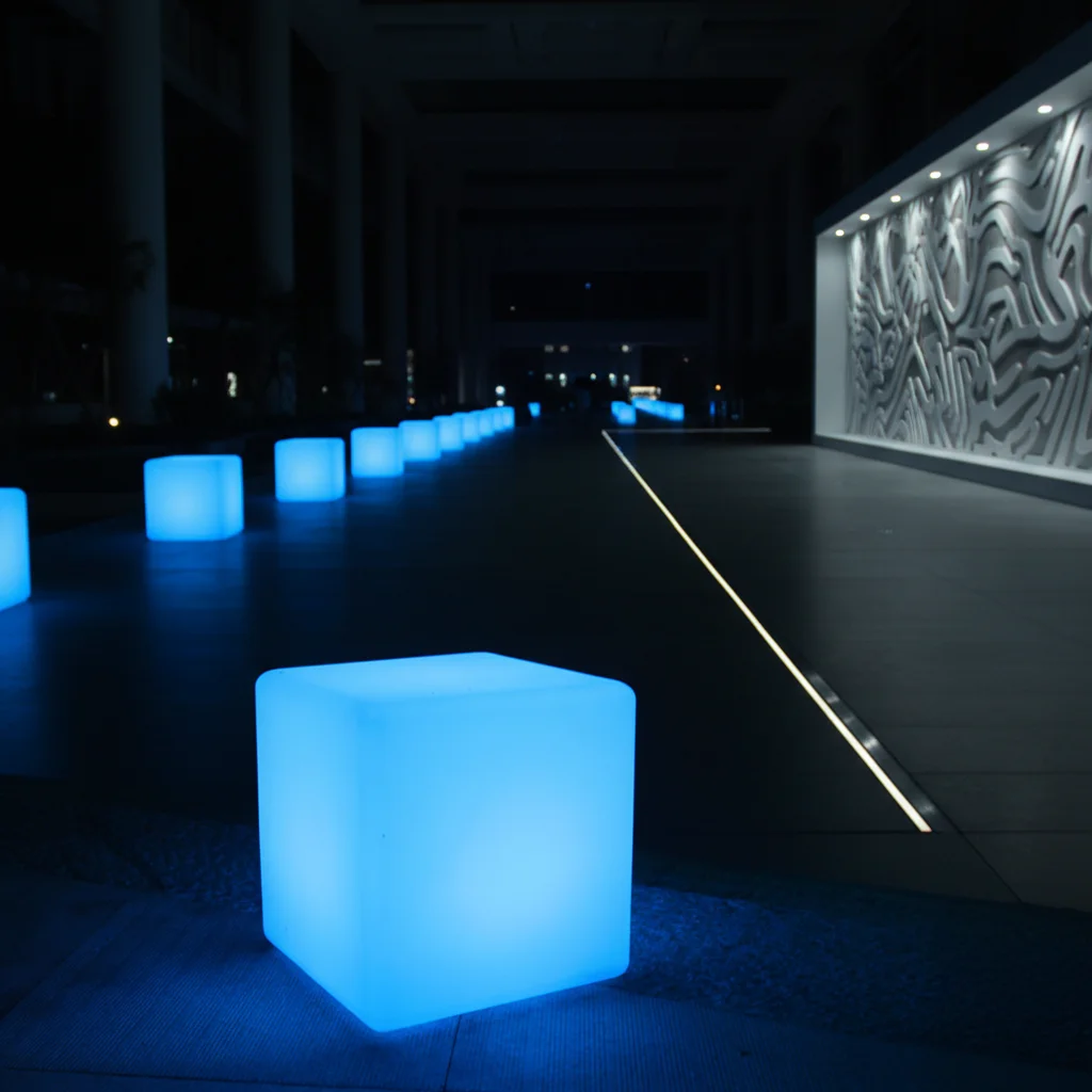 Kursi Kubus LED Outdoor untuk - Outdoor Furniture Rental For Party ulasan dan harga