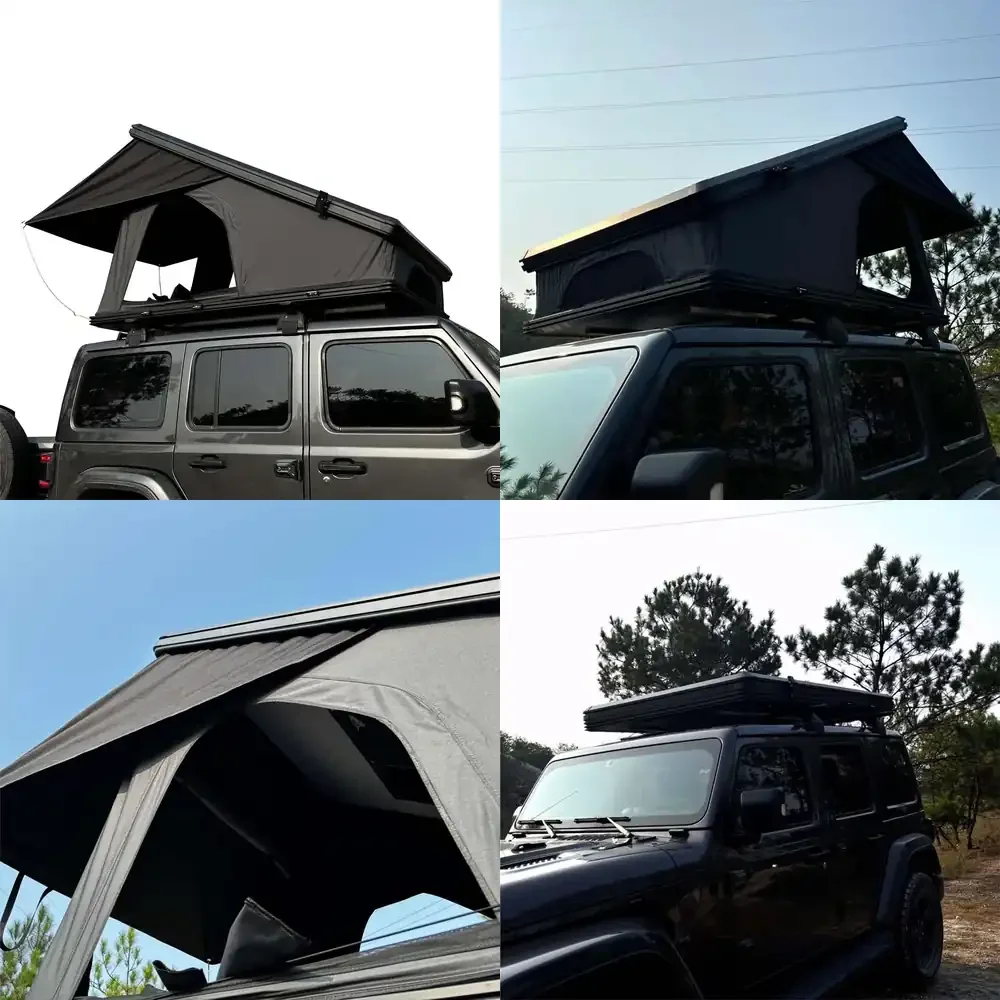 

Triangle Roof Top Tent 4x4 4wd 2.1m Triangle Elevated Roof Tent for Off Road
