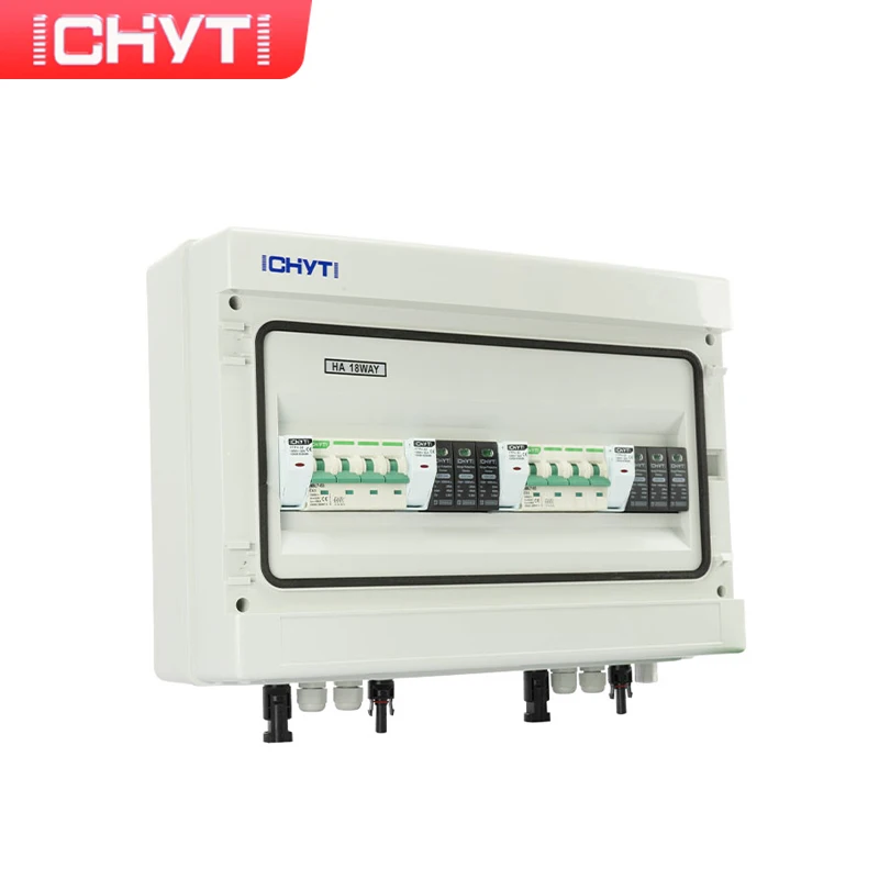 Imagem -04 - Chyt 2-in2-out 1000v Impermeável ao ar Livre Corda Ip65 pv Solar Proteção contra Raios contra Surtos Caixa Combinador dc