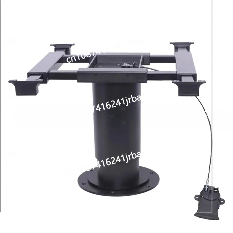 Adjustable Height Table Base, Enables Table Top with Swivel and Slide Function,Pneumatic Raised RV Camper Adjustable Table Legs