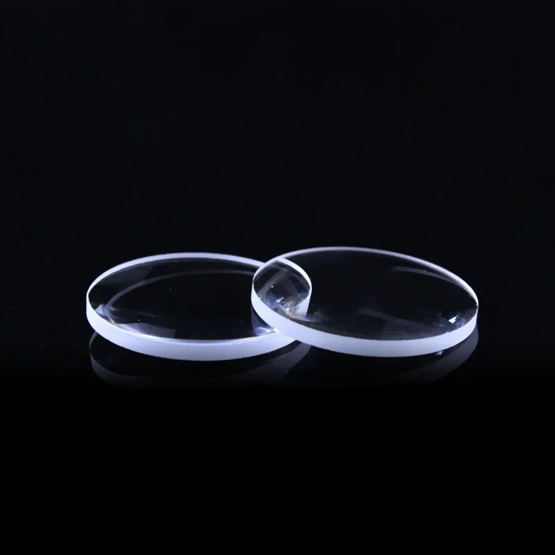 

Quartz material D5mmF10mm plano-convex lens pure white glass high precision focusing condenser