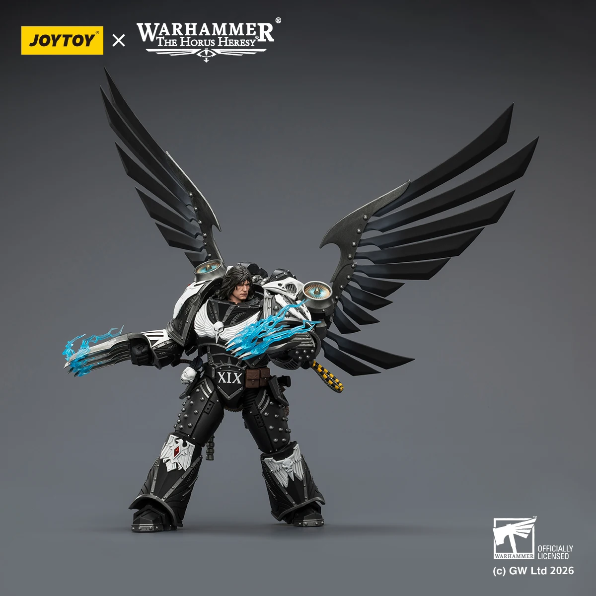 HIPLAY JOYTOY Warhammer The Horus Heresy Corvus Corax, Primarch der XIX Legion, Actionfiguren-Set im Maßstab 1:18