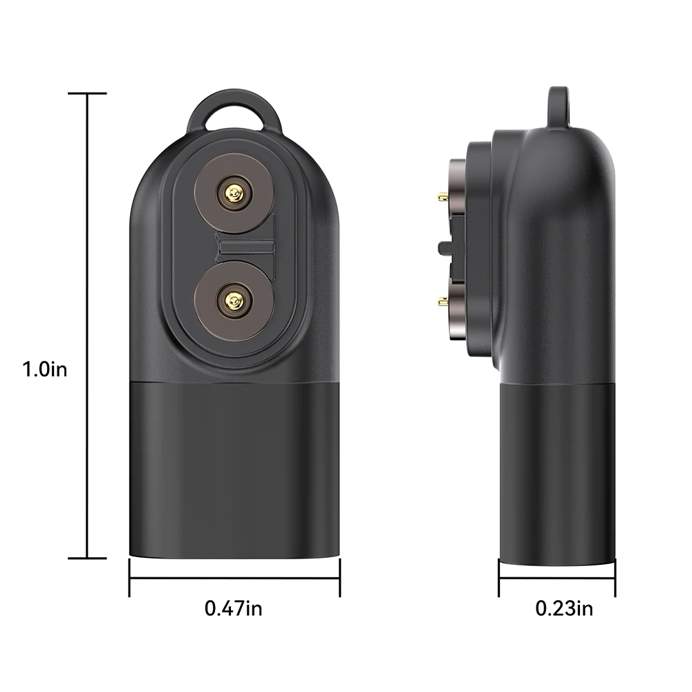 Magnetic Tip Adapter with Overload Guard Flashlight Charging Converter Magnetic Charging Adapter for Flashlights