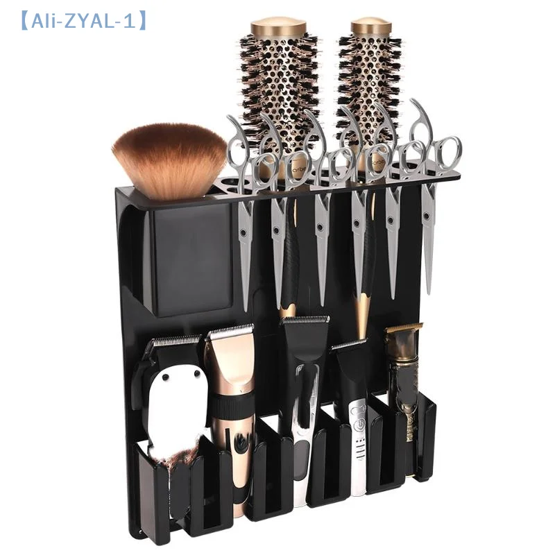 

【ZYAL-1】Настенная электрическая машинка для стрижки волос, триммер для бритвы, держатель для фена, ящик для хранения парикмахера, практичный инструмент для салона