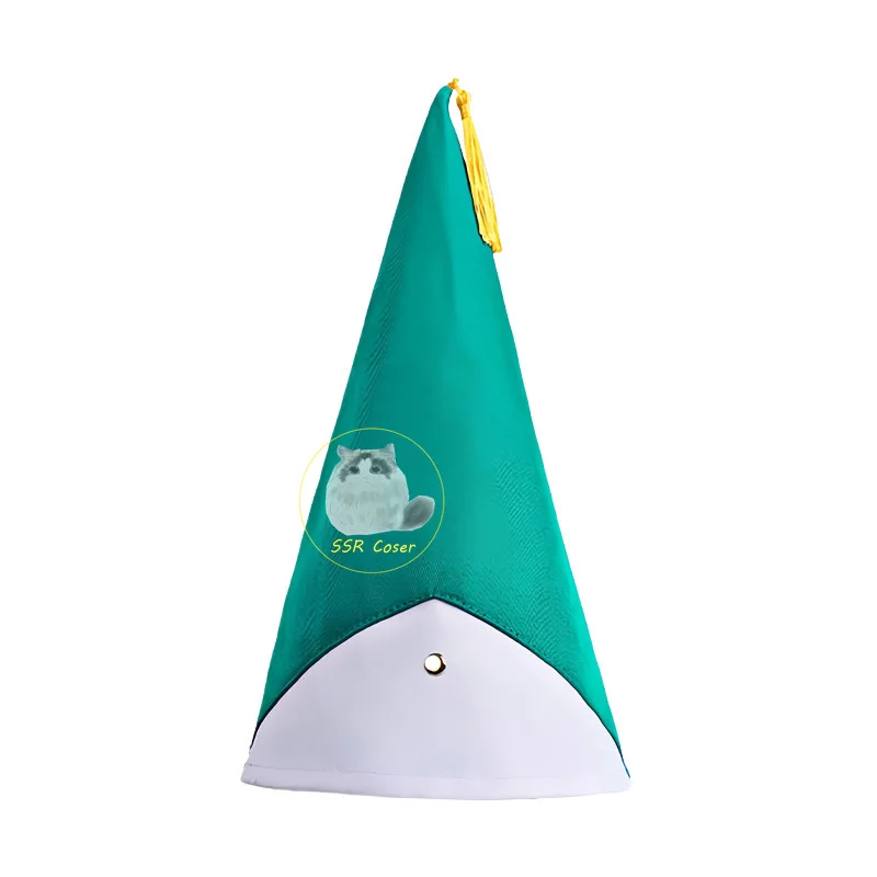Anime Witch Hat Atelier Cosplay Coco Cosplay Agatto Akuromu Cosplay Costumes Wig Uniform Green Cloak Hat Halloween Cos for Women view 4