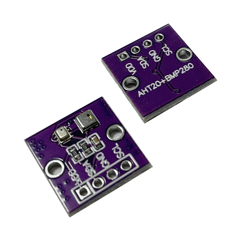 الرطوبة الرقمية ودرجة الحرارة وضغط الهواء ، وحدة لوح اردوينو ، AHT20 + BMP280 ، 1 وحده