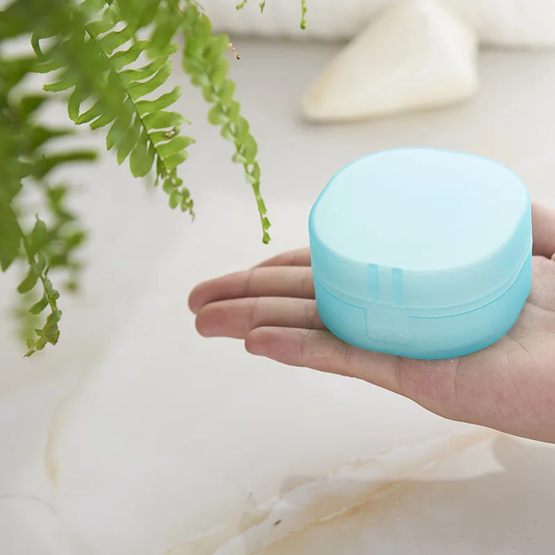 Compact and square travel portable soap box, transparent plastic aerobic handmade soap sponge, PP fragrance Soap box
