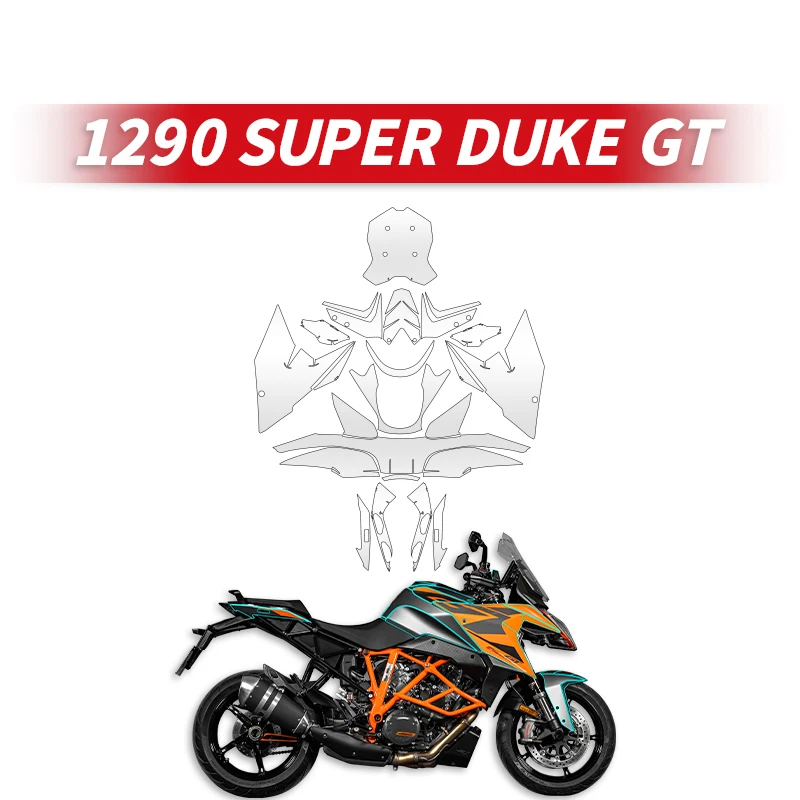 Used For 1290 Super Duke GT Motorcycle Full Paint Protection Film Of Bike Paint Accessories Transparent Protective Stickers Kits