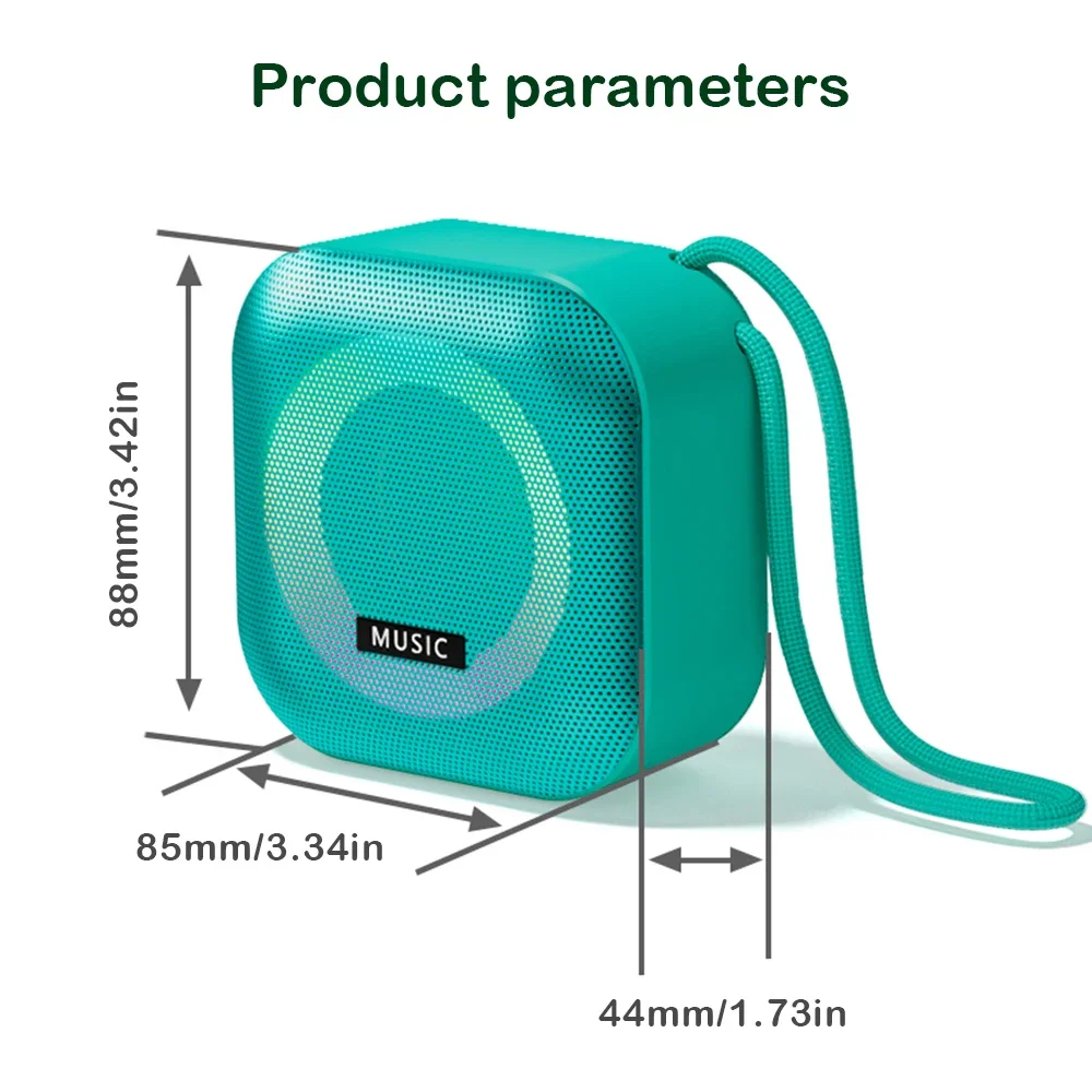 Haut-parleur Bluetooth portable étanche C6, extérieur, ventouse, mini, audio, téléphone portable, caisson de basses de voiture, petits haut-parleurs, nouveau, 2023