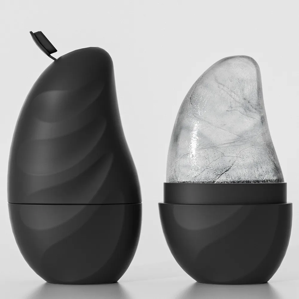 Silikonowy roller do twarzy z lodem, wielorazowy roller do liftingu twarzy z lodem do pielęgnacji skóry, szczelny masażer do twarzy.