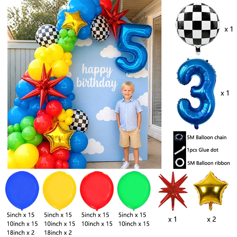 Super Bors Video Game Inspired Balloon Arch Bouquet Red Mushroom Game Controller Foil Globos Party Decoration view 4