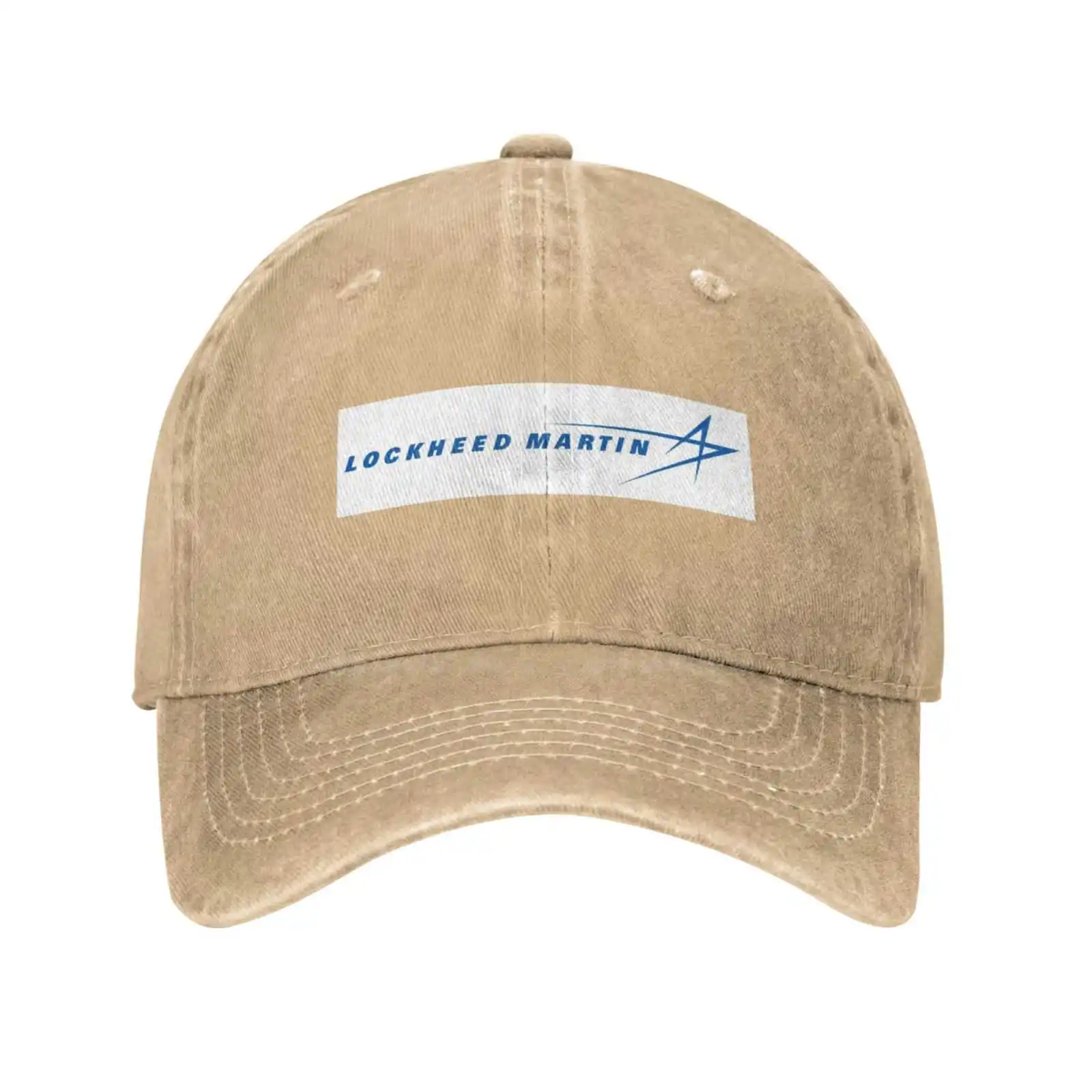 Lockheed Martin Logo Print Graphic Casual Denim cap Knitted hat Baseball cap