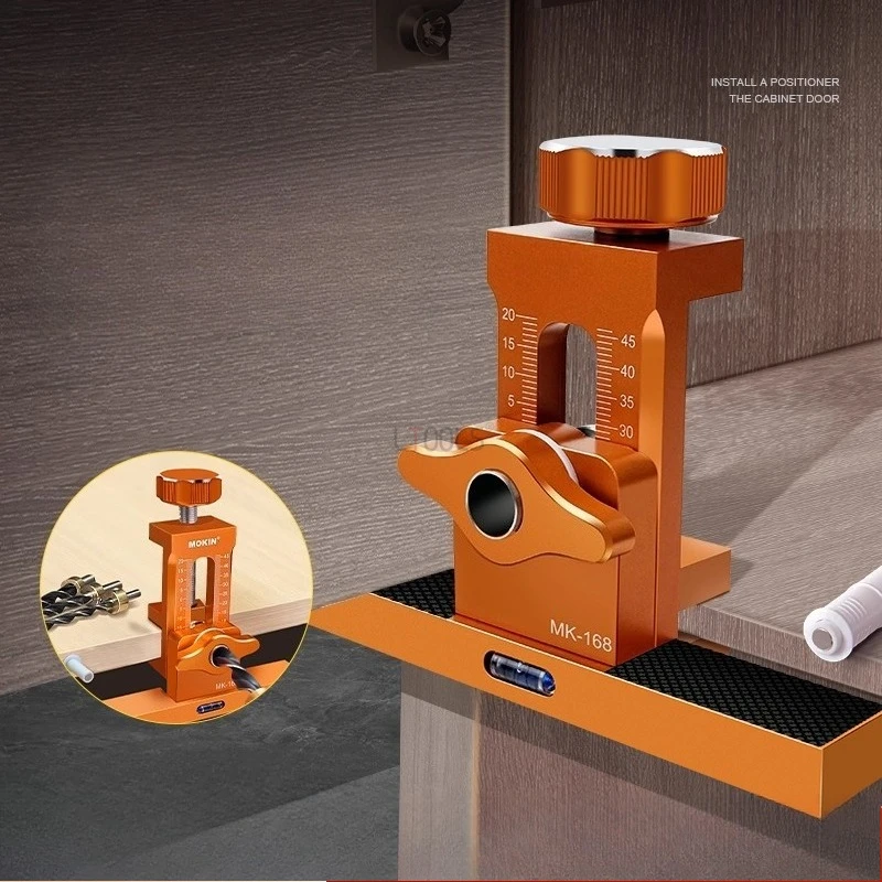 outils-auxiliaires-d'installation-de-porte-d'armoire-2-en-1-gabarit-de-montage-de-poinconnage-de-rebond-outil-de-localisation-de-pince-de-percage-a-positionnement-rapide