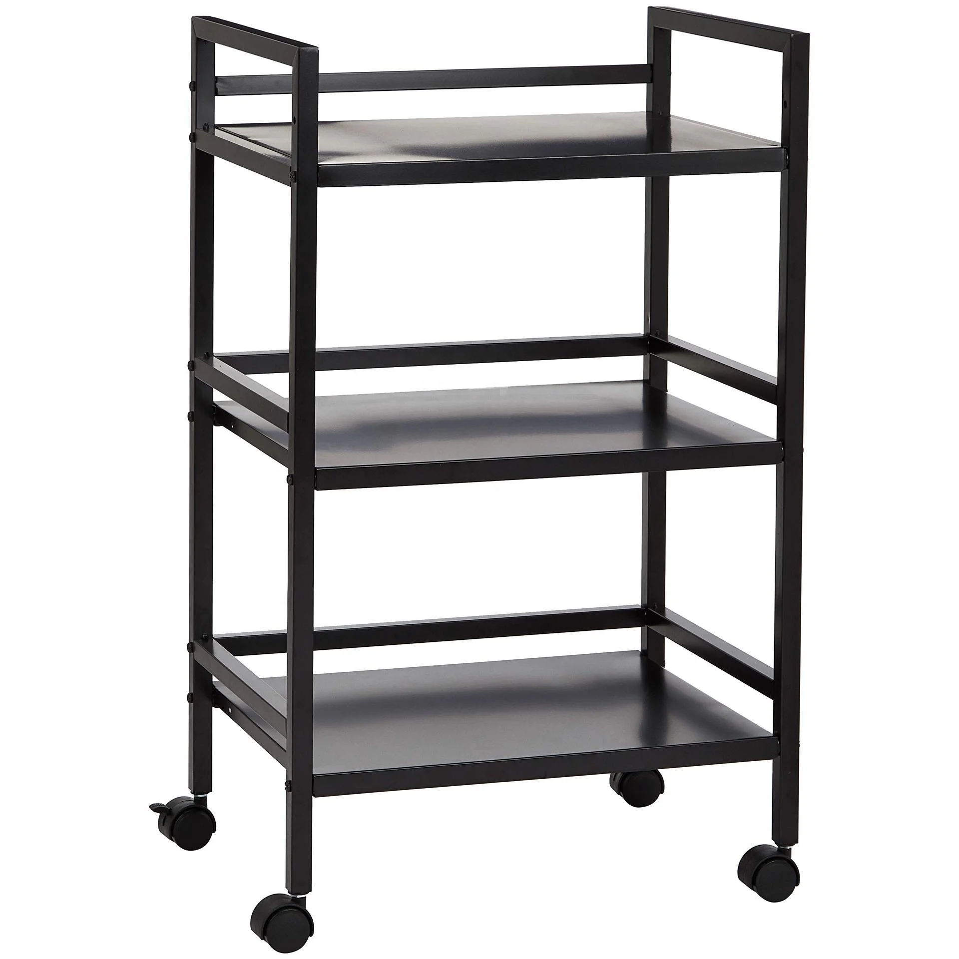 Salon Trolley,Modern Multi-Layer Barber Salon Trolley Hydraulic Pump Iron Frame Wood Material For Supermarket Hair Dyeing Perm L
