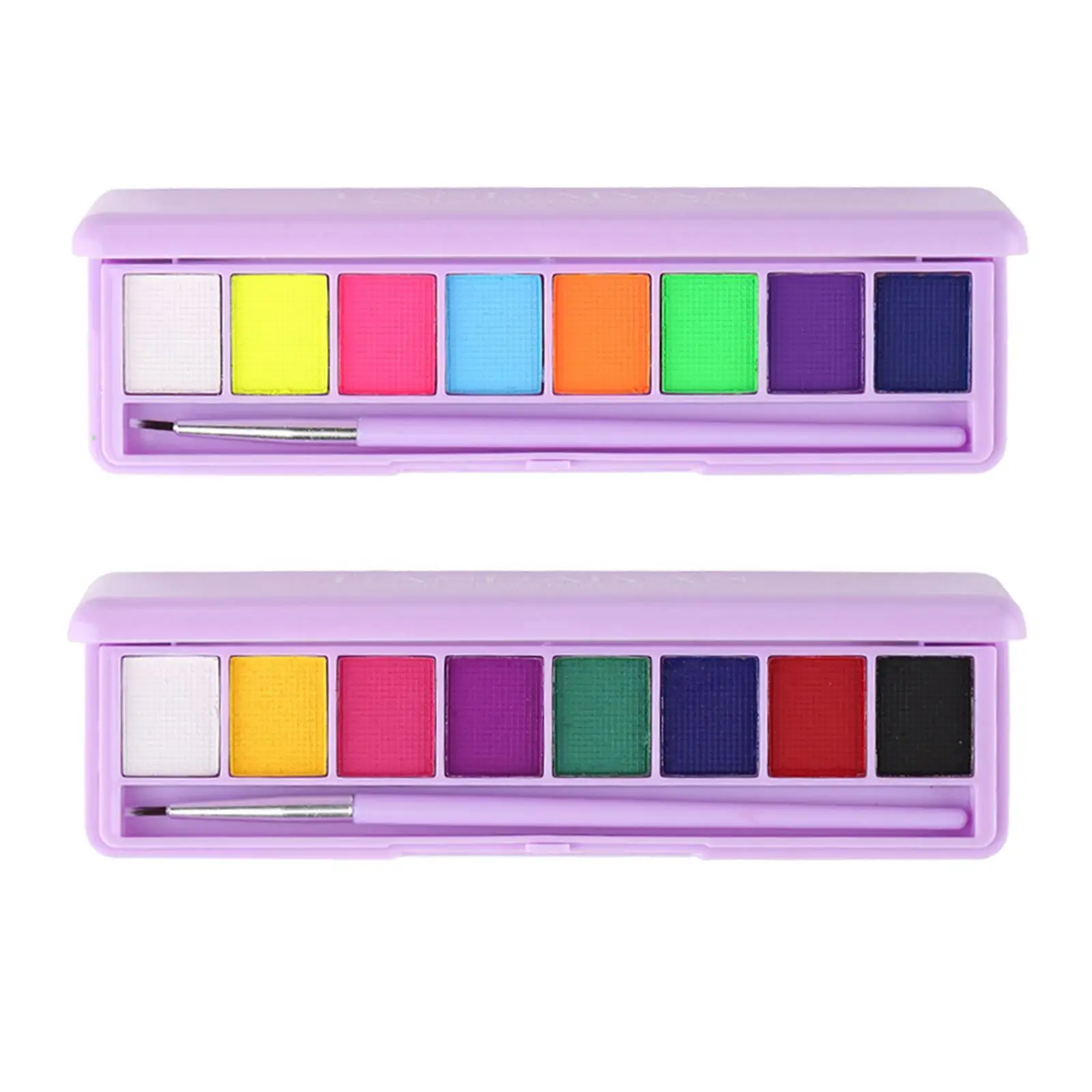 Pittura per il viso e il corpo, tavolozza facile da pulire, kit di trucco professionale delicato per feste di ruolo di trucco fantasia, amici di festa