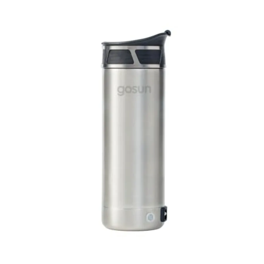 

Brew Travel Coffee Maker, Thermo-Seal Insulated Double Wall Travel Mug, Black