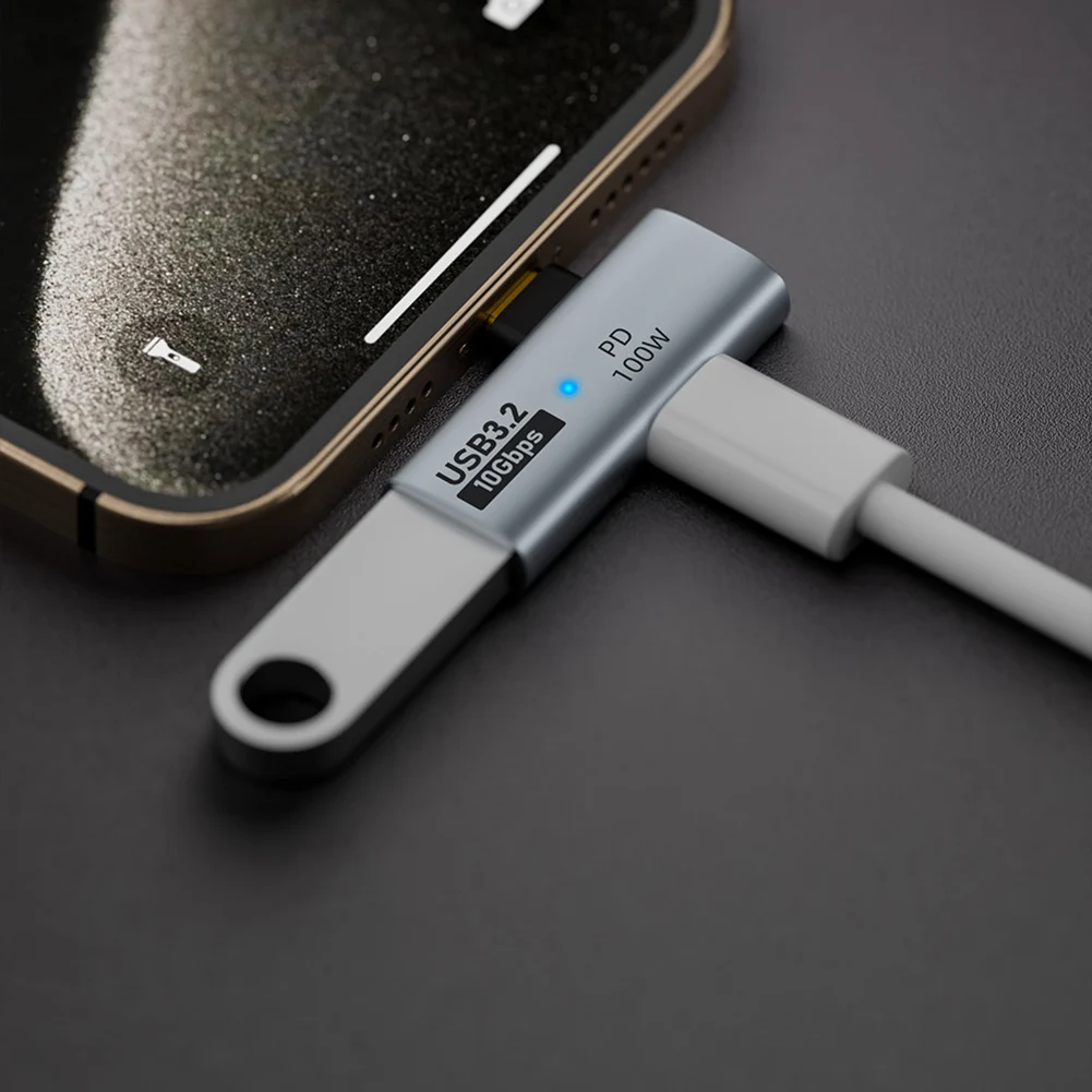 

2-в-1 разветвитель Type C 3.2 OTG, адаптер USB C на USB 3.2 со скоростью 10 Гбит/с и быстрой зарядкой Type C 100W PD для iPhone 15 и планшетов