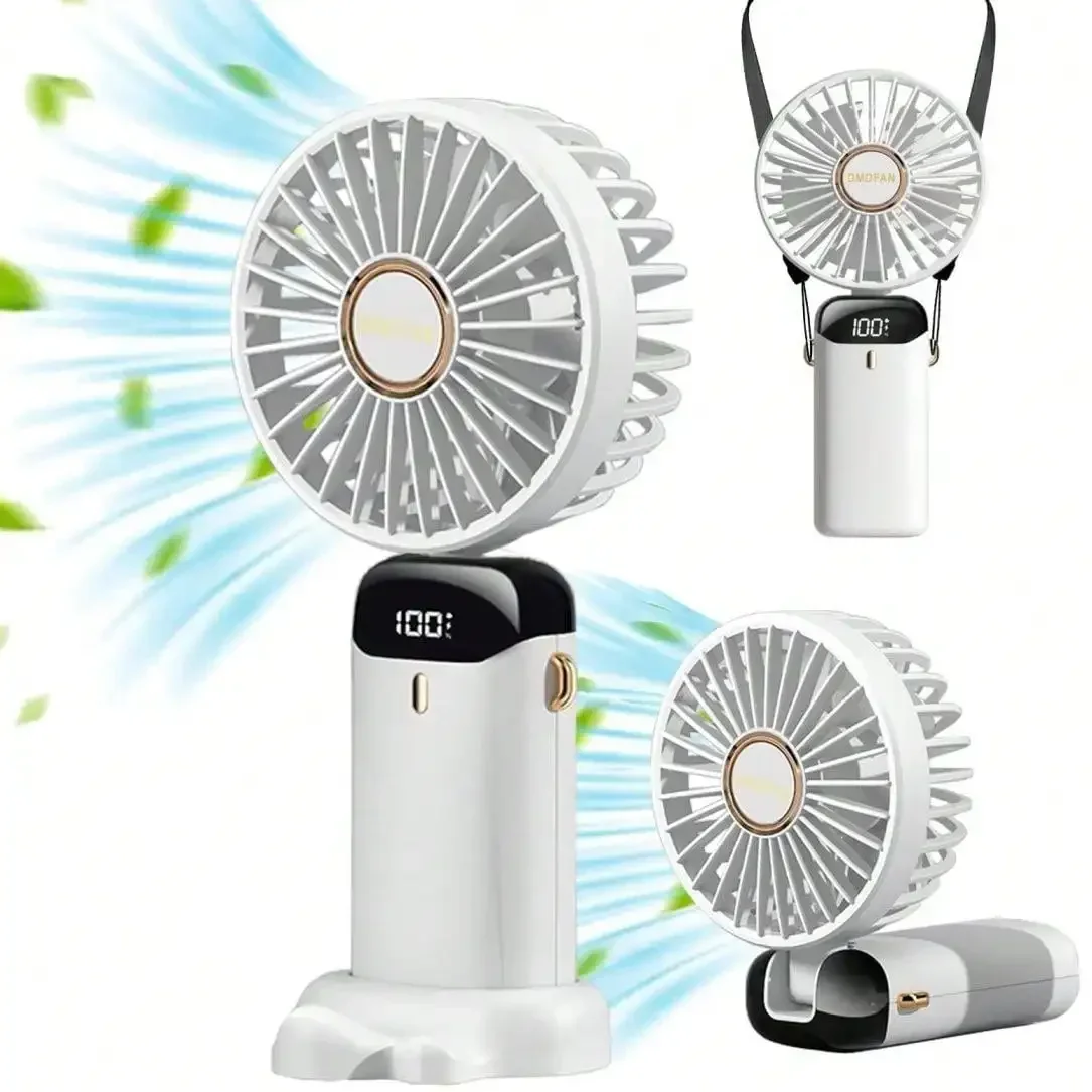 

2PCS Handheld Fan, Combination Pack-Purple-Handheld Fan With 4000 MAh Battery Max 48 Hours Runtime,Pocket Fan Portable Battery Operated Or USB Powered Fan,5 Speeds,Mini USB Portable