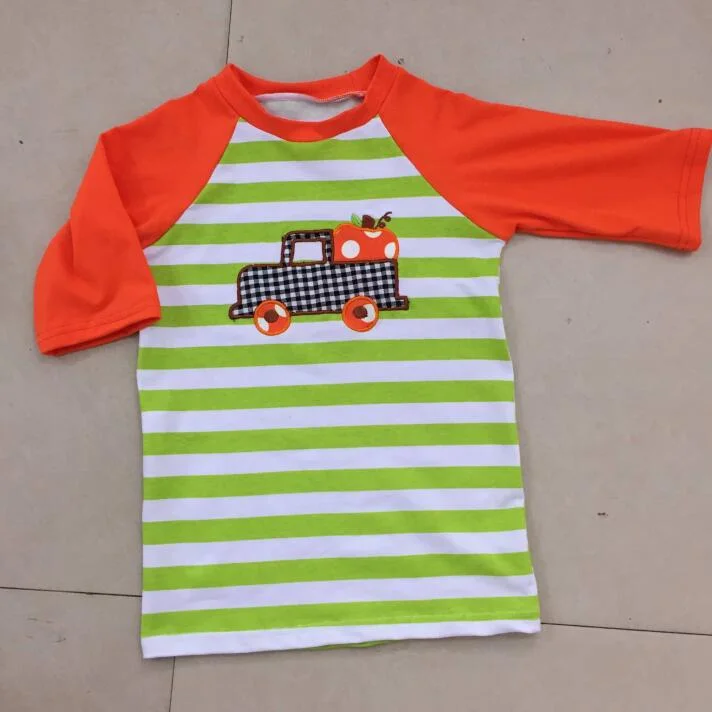 Pumpkin tops boys girls baby cute sunshine promotional price cheap cotton material children clothes