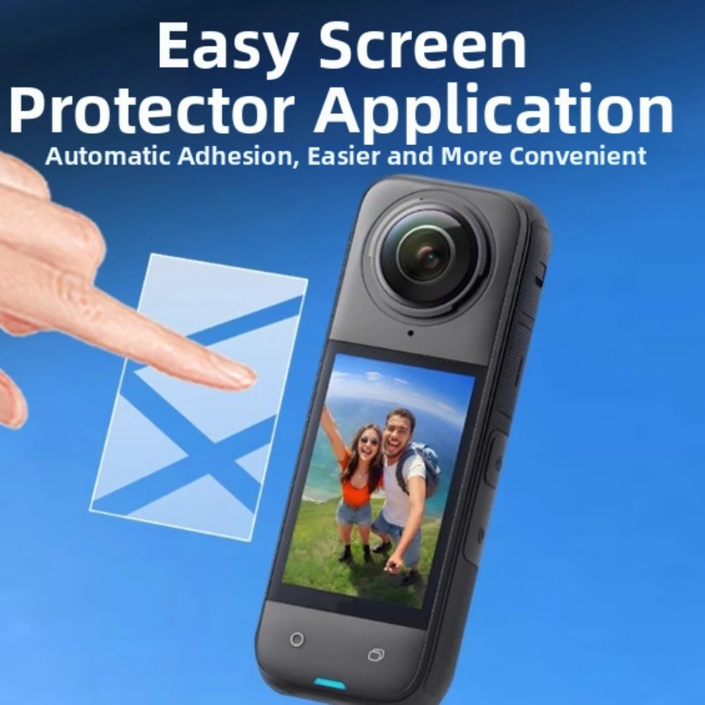 3-pack Tempered Glass Screen Protector For Insta360 X4air HD & Durability Tempered Glass Sports Action Video Cameras Accessories