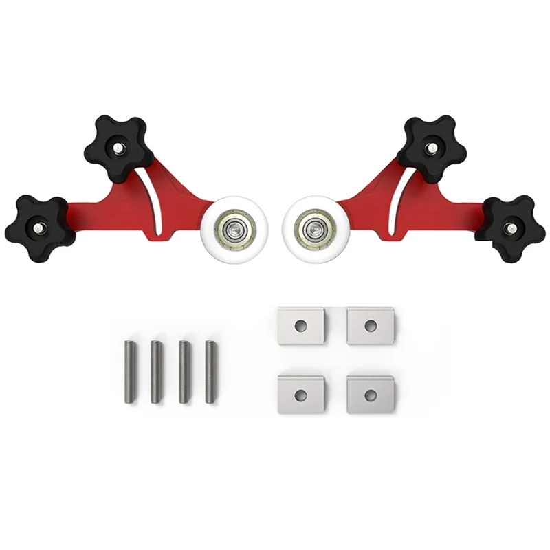 【RECOMMEND】One Way Bearing Roller Feeder Woodworking Multi-Purpose Loc Boards Safety Pushing Tools Table Saw Pressing Feeder Gui