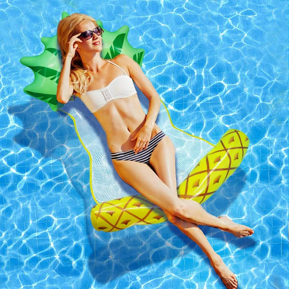 Pineapple Water Floating Bed Swimming Tool Supplies Row Pool Floats for Buoy Mat