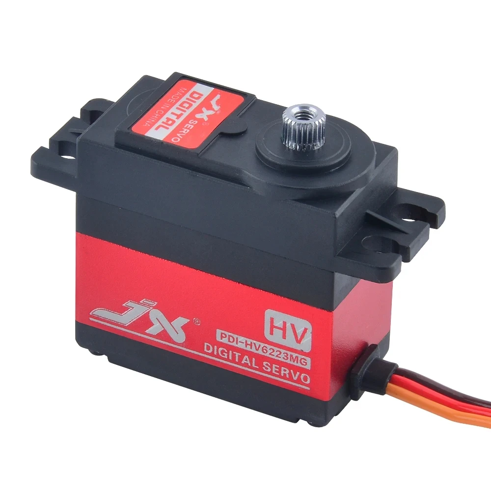 JX Servo PDI-HV5523MG PDI-HV6223MG 23KG 8.4V 0.16 Sec Metal Gear Standard Digital Servo For 1:8 1:10 RC Car Robot Airplane Parts