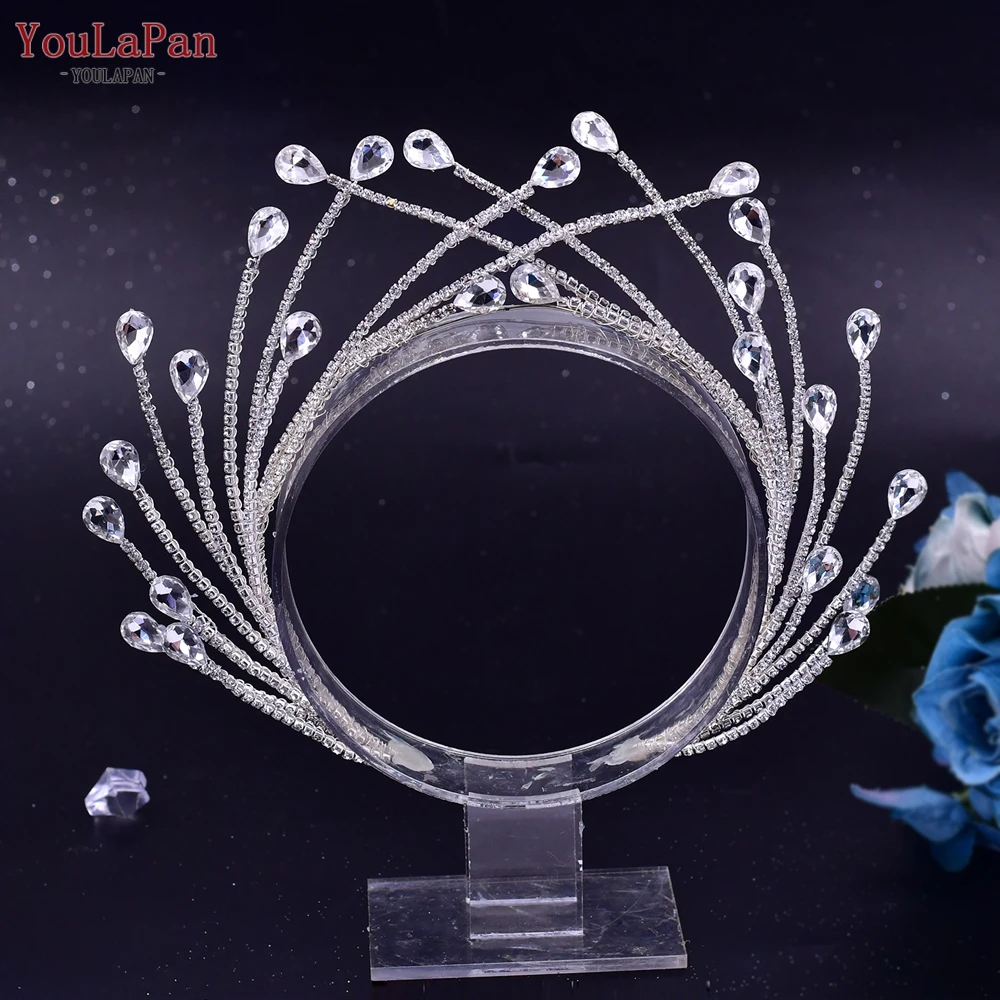 YouLaPan HP497 Bridal Tiara Crown Wedding Hair Accessories Woman Headpiece Bride Headband Pageant Diadem Hair Ornaments Jewelry