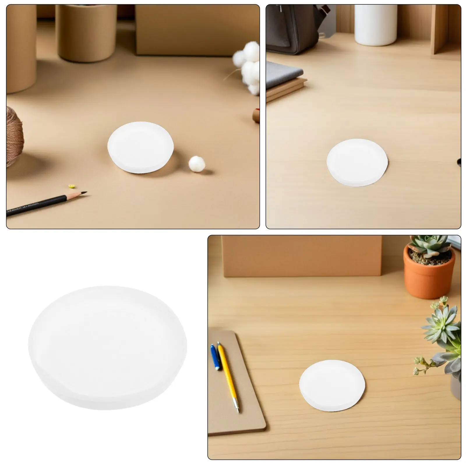 30Pcs White Plastic Mailing Tube End Caps for 3 Inch Cardboard Cylinders Reusable Dustproof Moisture Resistant Poster Storage - view 4