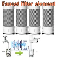 Replaceable Sintered Carbon Filter Element Water Filter Cartridges Kitchen Faucet Tap Water Purifier Activated Carbon