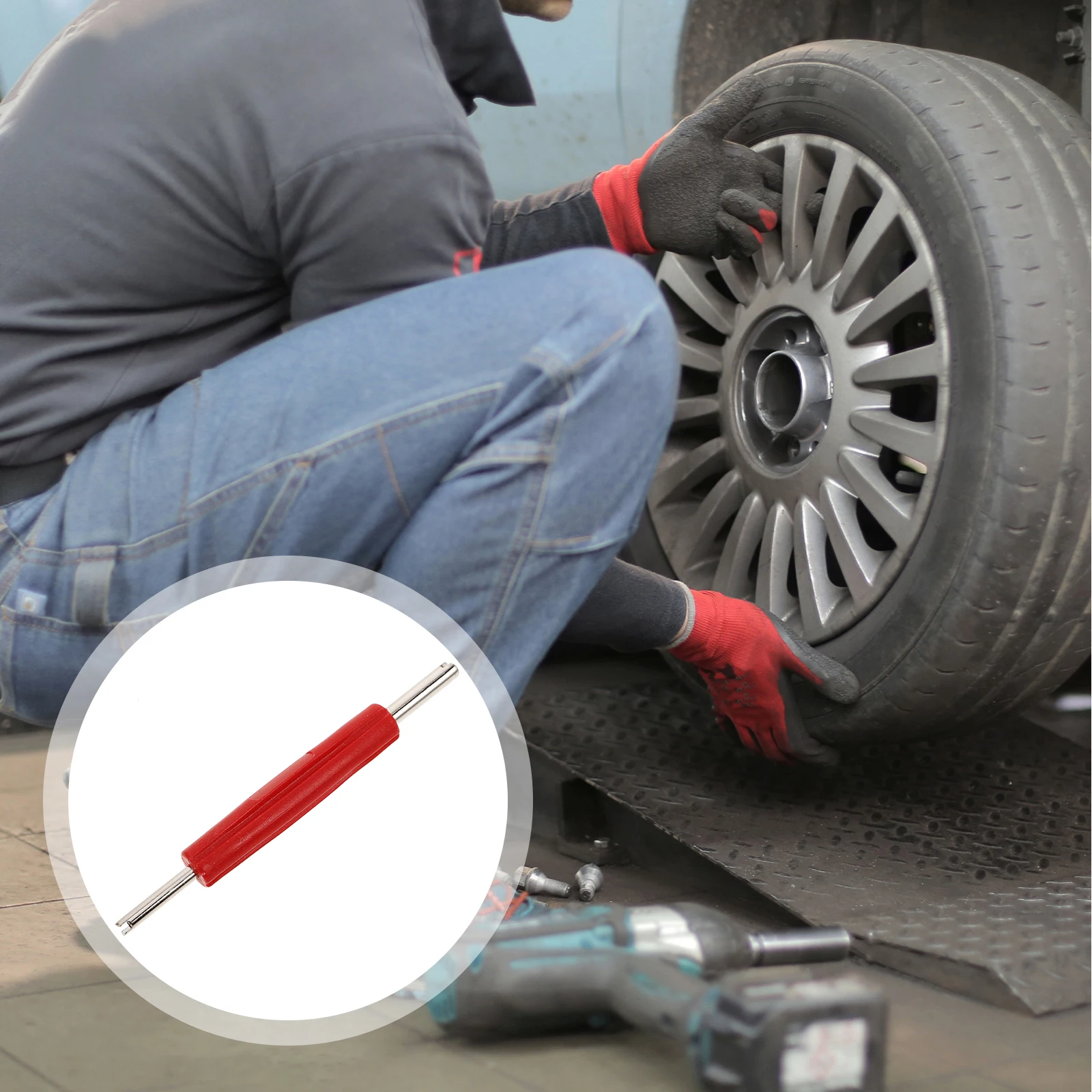 

10pcs Dual-Head Stem Removal Automotive Repair Maintenance Kit Hvac Valve Core Tire Disassembling Hub Tool Core Remover