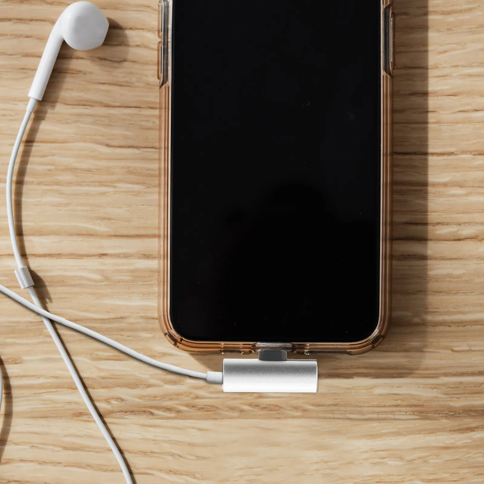Type C Headphone Adapter for Phone Audio Conversion and Fast Charging Integrated Design Clear Audio Transmission Compatible with