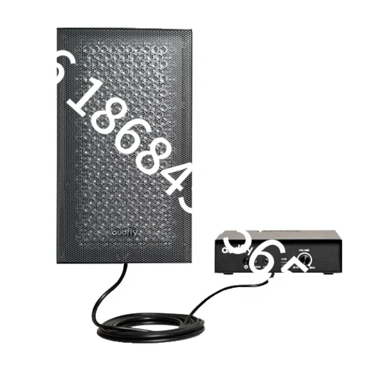

Black Color Aud-fly Wall Mounted Ultrasonic Museum Sound-beam Directional Speaker