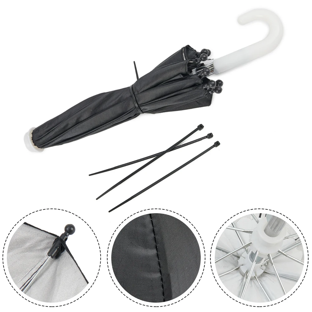 Motorcycle Phone Mount Compatible with For mini Sunshade Umbrella for Enhanced Visibility During Daylight Navigation Tasks