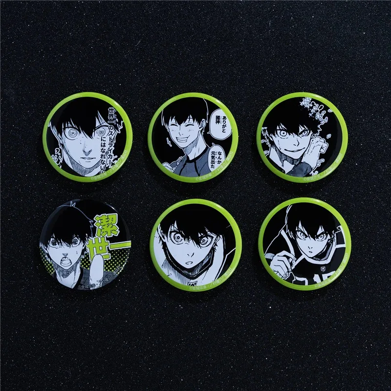 Брошь Isagi Yoichi с синим замком Shidou Ryuusei, значок, эмблема Chigiri Hyoma, булавка для косплея, аксессуары, набор оловянных подвесок Nagi Seishiro