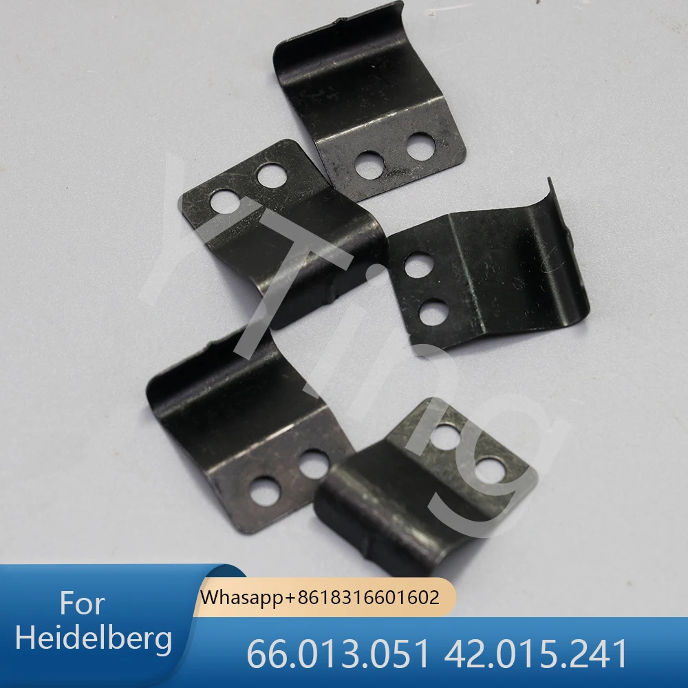 10pcs 50pc GTO close paper clips piece 66.013.051 for Heidelberg gto gripper 42.015.241 Spring Retainer Guide Strap  46 52