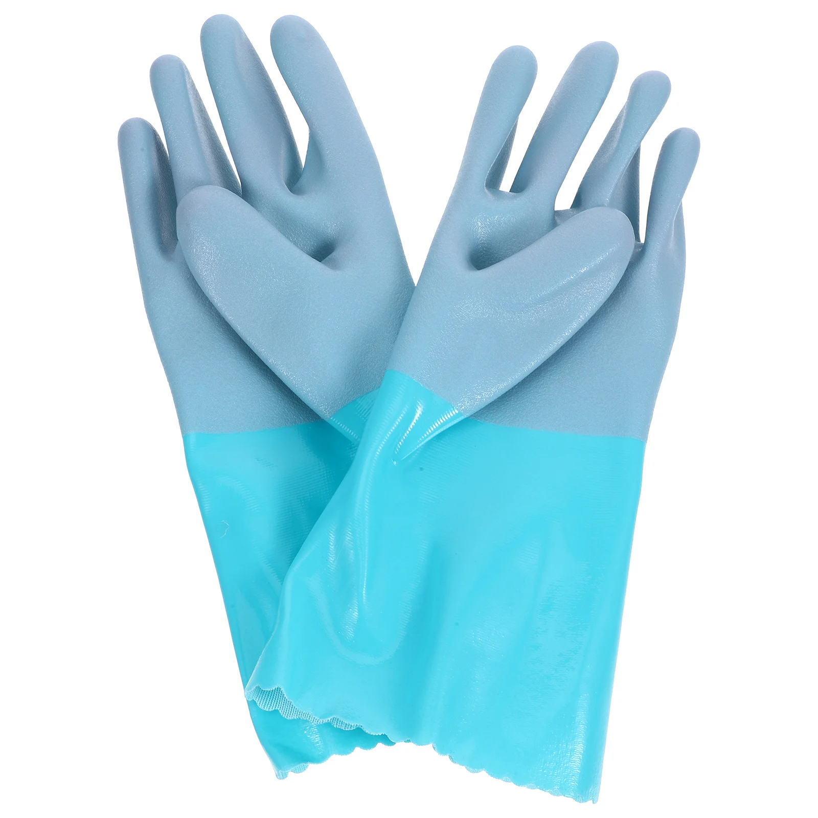 

1Pair Anti-Slip Fish Cleaning Gloves Rubber Grip Cut Resistant Work Gloves Fish Handling Seafood Cleaning Water Glove