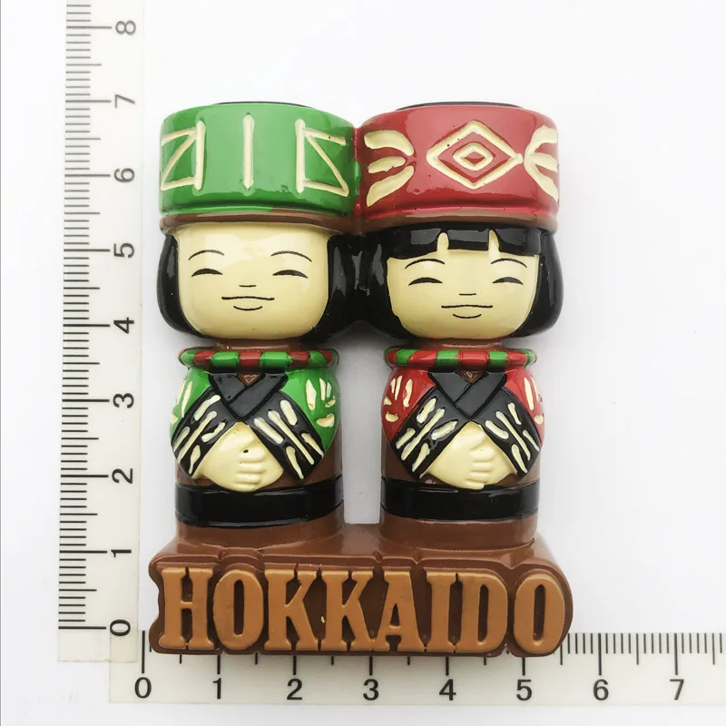 

Hokkaido Creative,Travel,Commemorate,Crafts,3D,Ornaments,Magnetism,Resin Material,Refrigerator Stickers