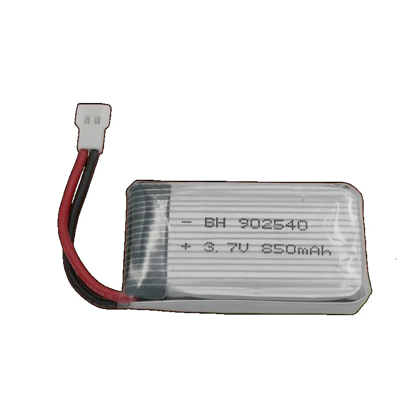 25C 850mAh 3.7V LiPo Battery 902540 for RC Drone Syma X5C remote-controlled aircraft with JST / SM / Empty Plug