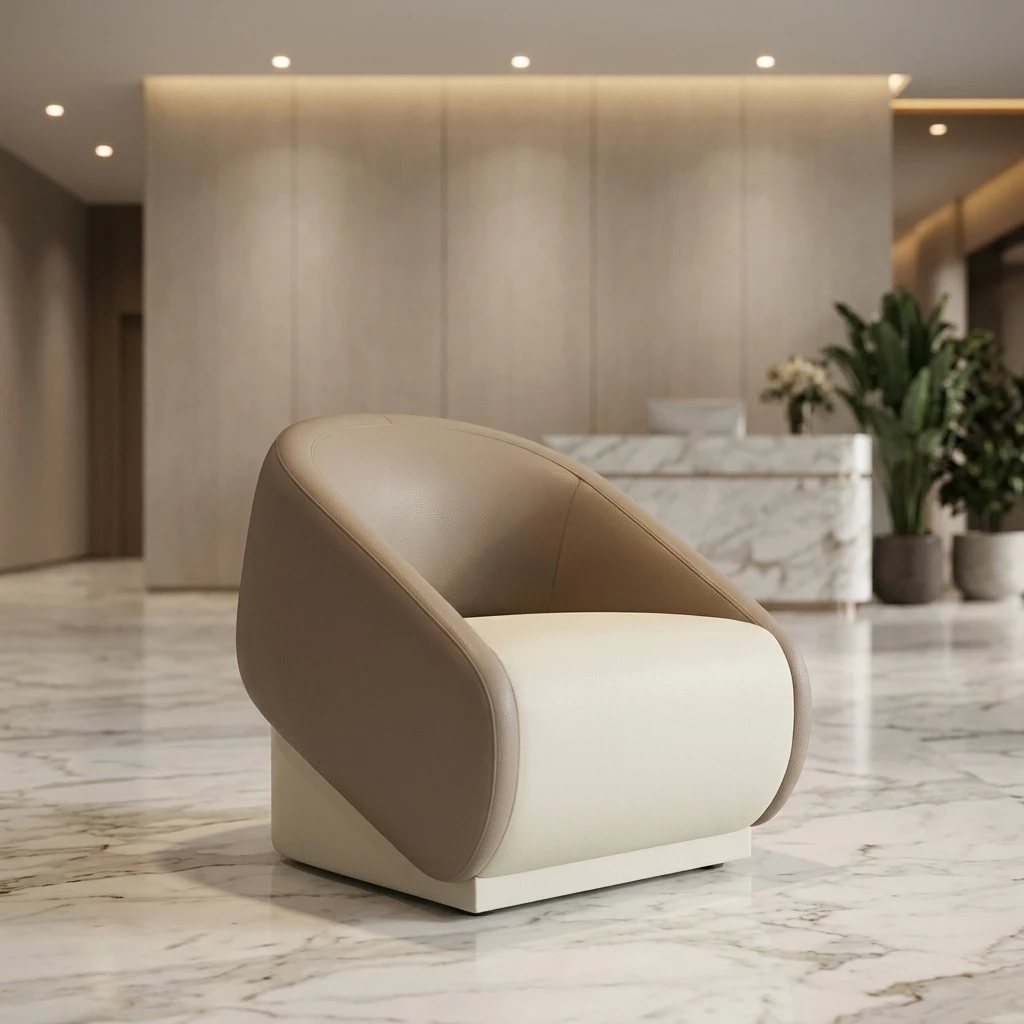 Hotel Lounge Accent Chair | Commercial Single Sofa for Office Reception & Lobby | Wholesale Bulk Supply