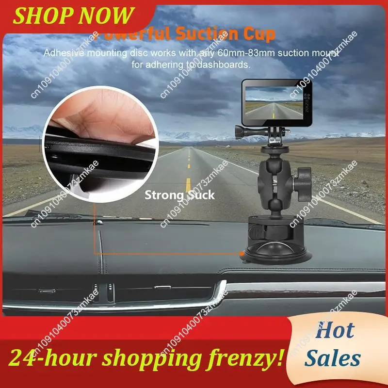 ขายรายวันยานพาหนะ Mount สําหรับกล้องกีฬากระจกรถยนต์ดูดถ้วย Mount สําหรับกล้อง Action Gopro อุปกรณ์เสริม