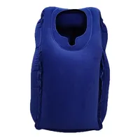 New Pattern Inflatable Travel Pillow Portable Chin Support Neck Pillow for Airplane Car Bus Train Office Nap Rest Support Pillow