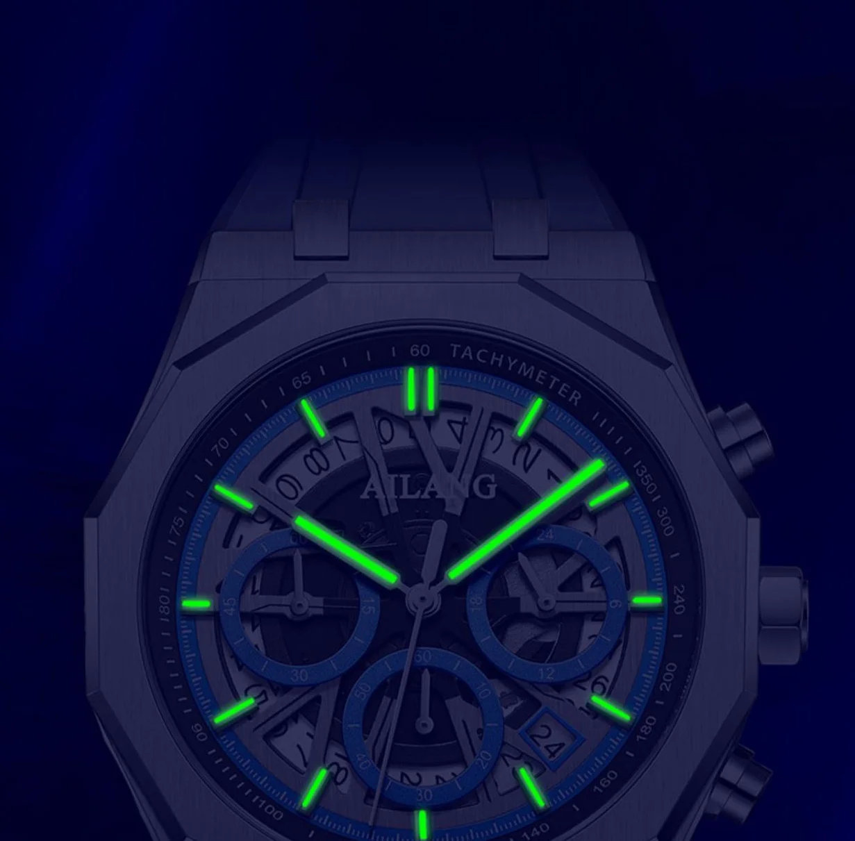 นาฬิกา AI ควอตซ์ นาฬิกาหรู แบรนด์ชั้นนำ กันน้ำ สายซิลิโคน นาฬิกาข้อมือผู้ชาย 2026 แบล็กฟรายเดย์