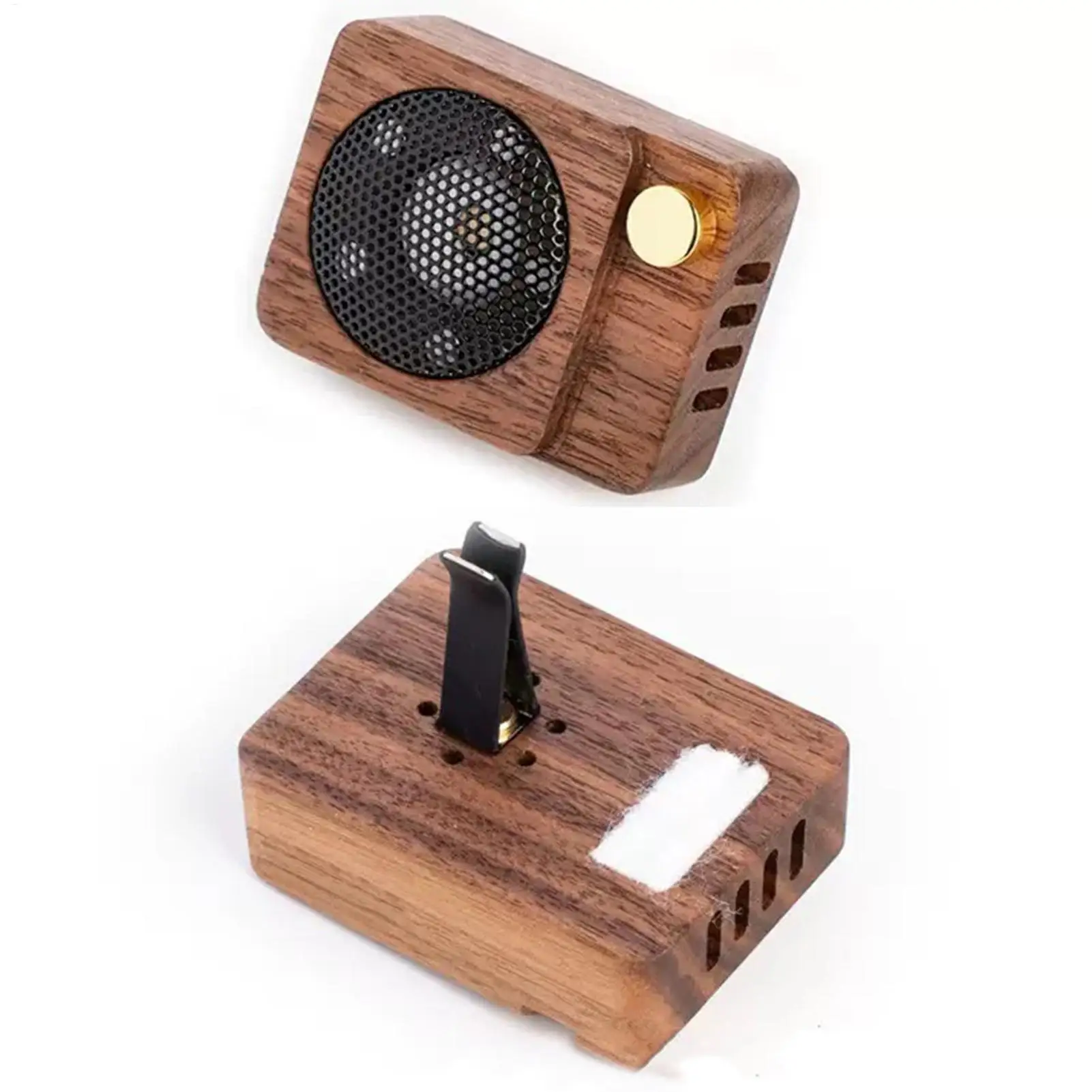 

Car Fresheners Long Lasting Fragrance Decoration Wood Speaker Air Outlet Fan Creative Auto Perfume For Auto Interior Living Room
