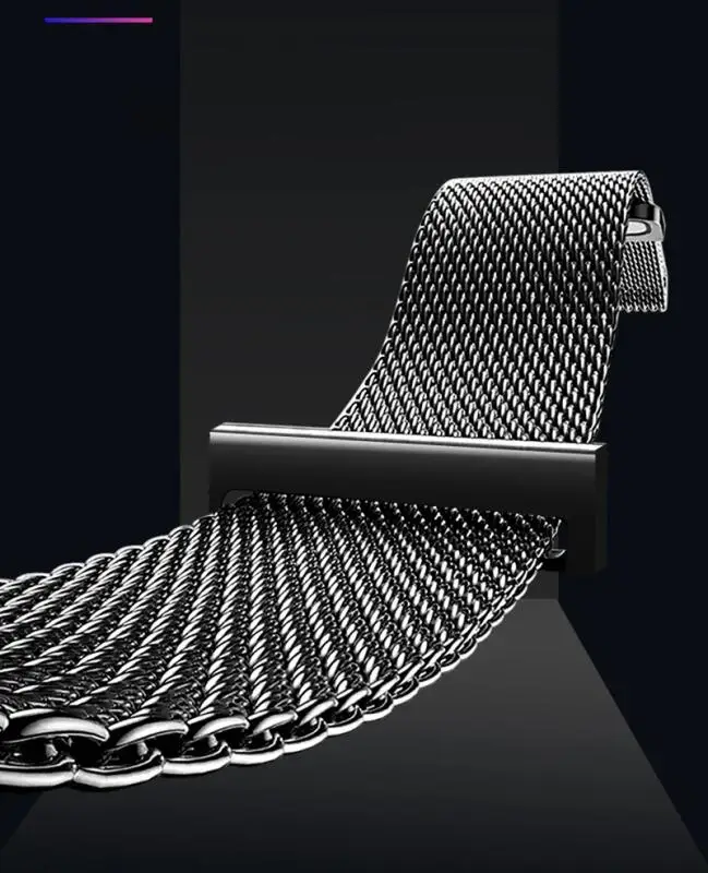18 mm 20 mm 22 mm Armband für Garmin Venu 4 41 mm 45 mm/Venu 3 2 SQ Milanese Loop für Garmin Forerunner 55 158 245 265 645 970 570 – Detail 23