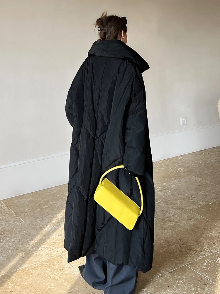 Casaco de inverno feminino jacquard de algodão de comprimento médio solto coreano sle acima do joelho na moda colete alternativo
