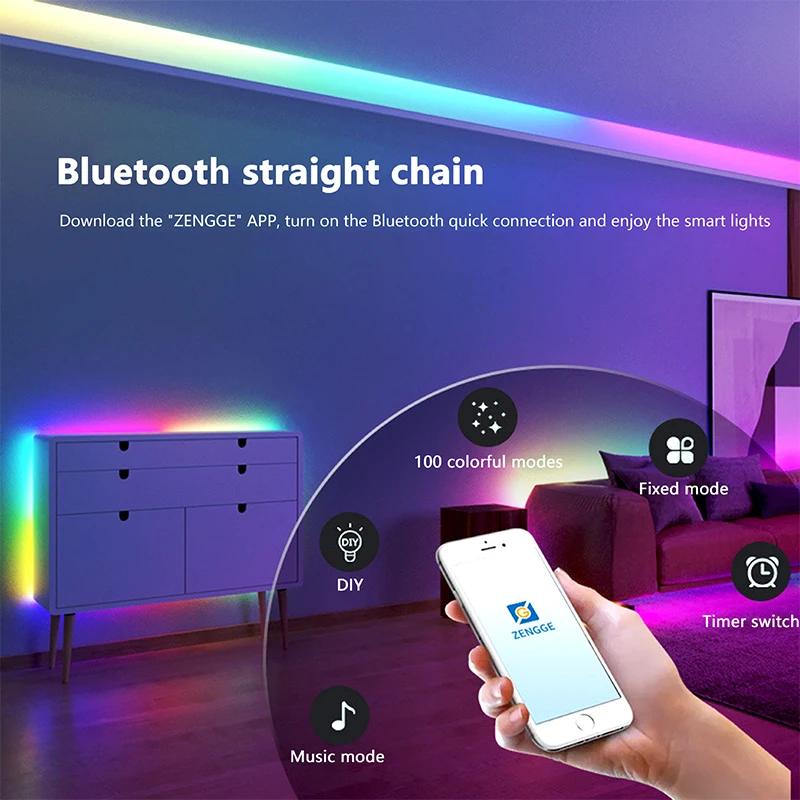 

Tuya Neon Led Strip Lights 5v 84leds/m Silicone Neon Rope Light With Alexa Wifi App Control Music Sync Rgb Strip Tape For Room