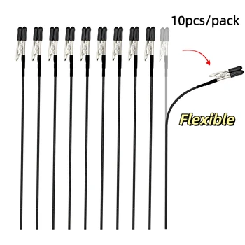 10 pz Metallo Aerografo Modello Pittura Coccodrillo Morsetto Bastone con Punte di Gomma Per Gundam Hobby Modello Colorazione Vernice Strumento FAI DA TE