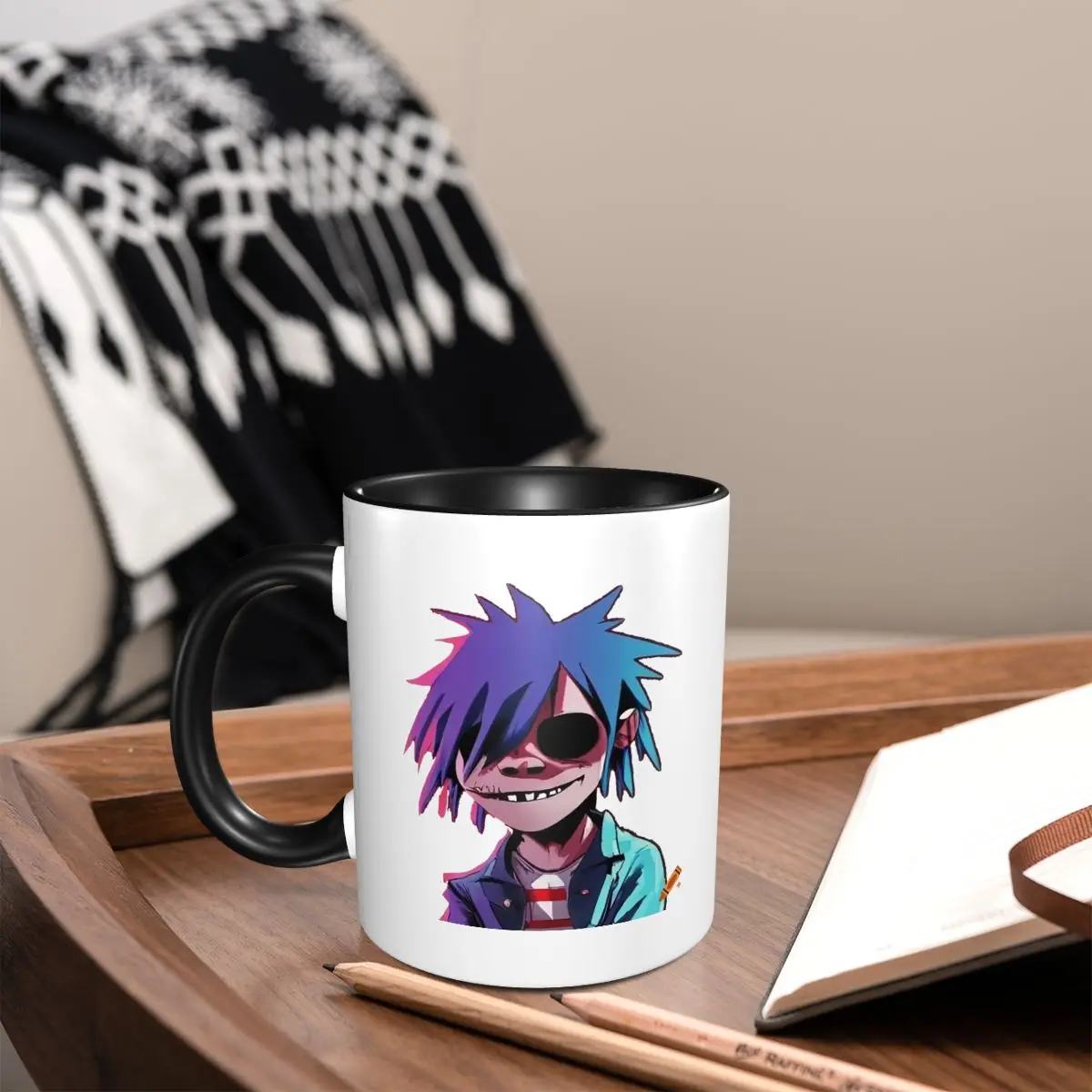 

Кружка Gorillaz, забавные керамические кофейные чашки, чайные кружки, чашка для молока, посуда для напитков, подарок для друзей