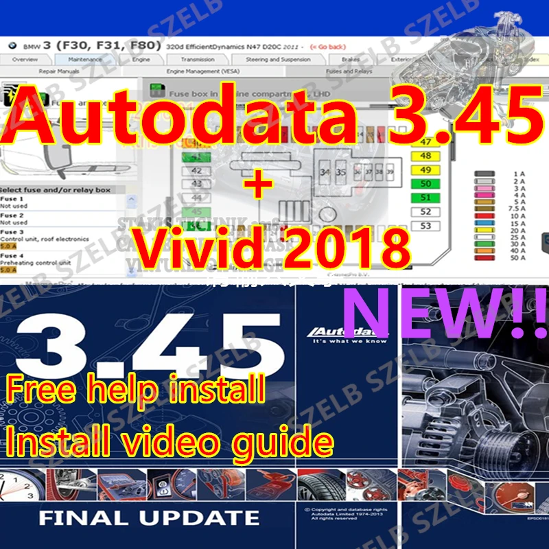 

Newest Vivid Workshop Auto repair software Vivid 2018 Atris-Technik Europe Automotive Repair wiring diagram autodata 3.45 softwa